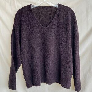Vintage "Throw-On" V-Neck Sweater Size L